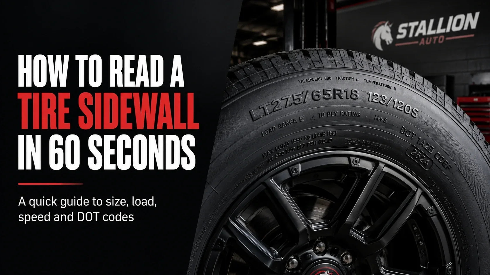 How to read a tire sidewall in 60 seconds