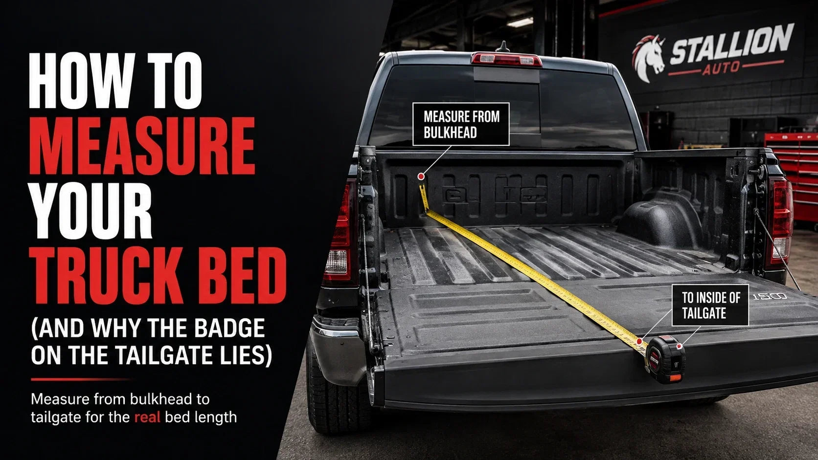 How to measure a truck bed — the badge lies