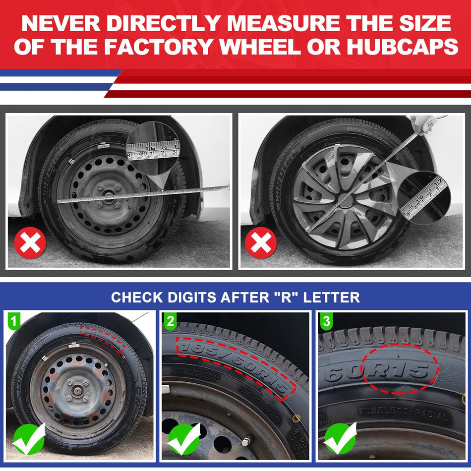 WARP Hubcaps — Direct-Fit, 16" & 17"