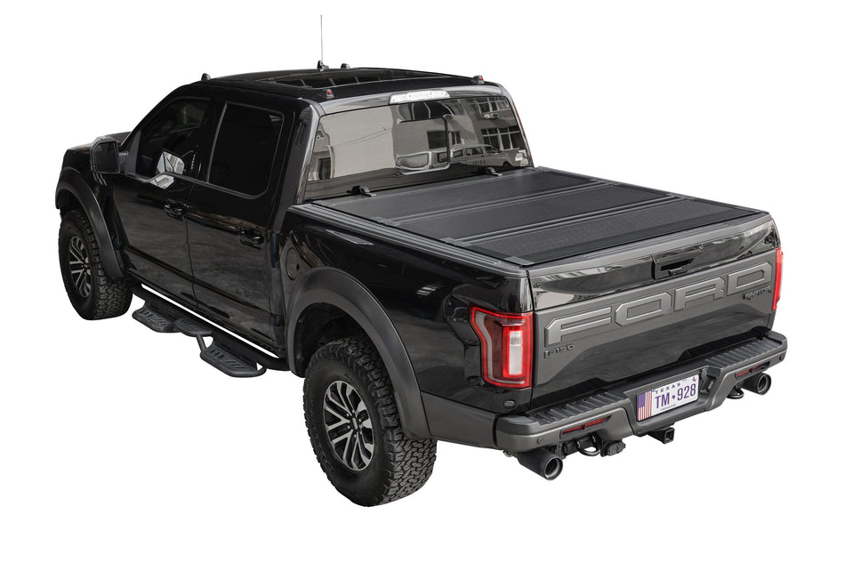 Titan Hard Flip-Back Tonneau Cover — One-Motion Bed Access