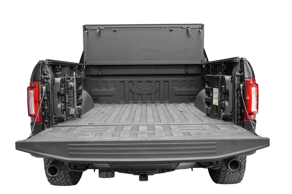Titan Hard Flip-Back Tonneau Cover — One-Motion Bed Access