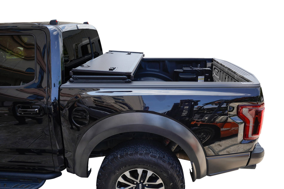 Titan Hard Tri-Fold Tonneau Cover — Solid Composite Panels